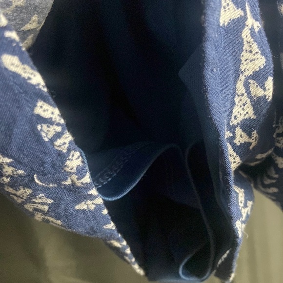 One clothing Mini Navy Boho Romper Dress - Picture 5 of 9